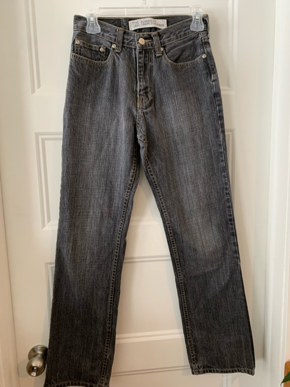 725 originals JEANS ,women's Classic Straight Fit Woman Jeans in Faded grey